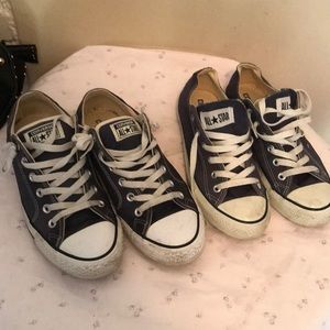 Converse 2 pairs as is